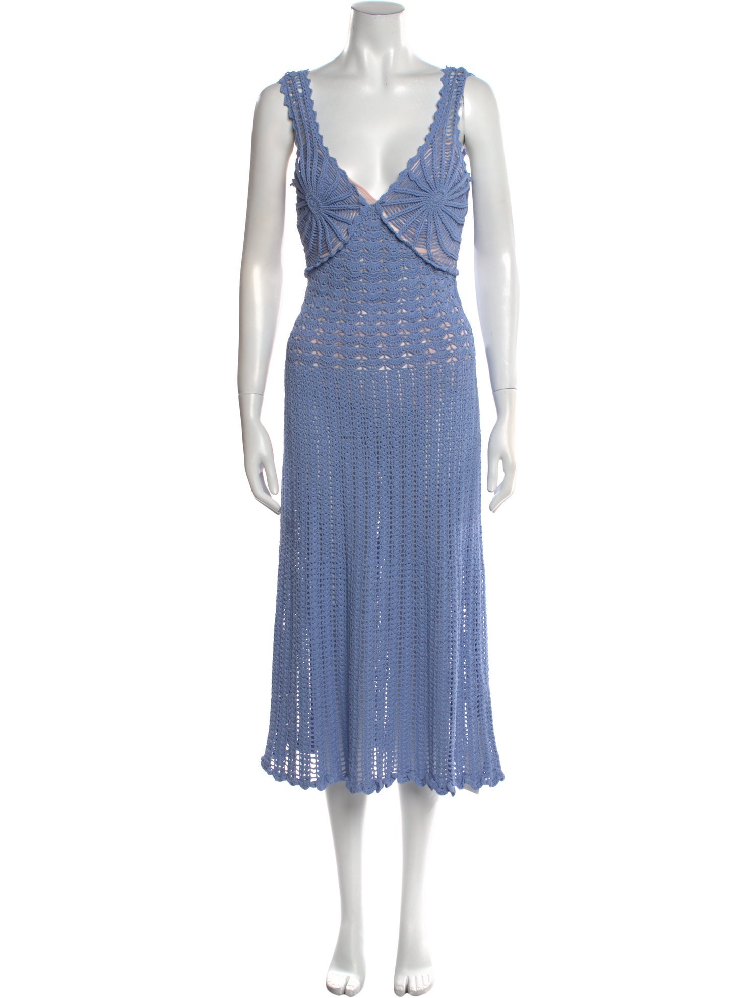 Aknvas V-Neck Long Dress