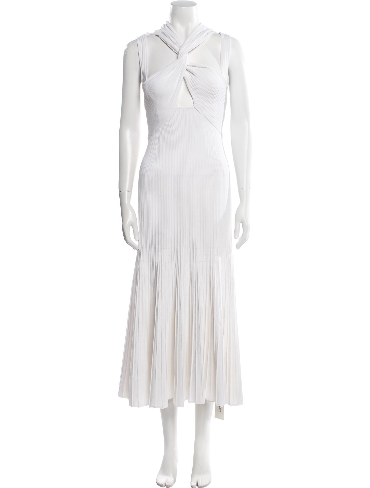 Aknvas Mock Neck Long Dress