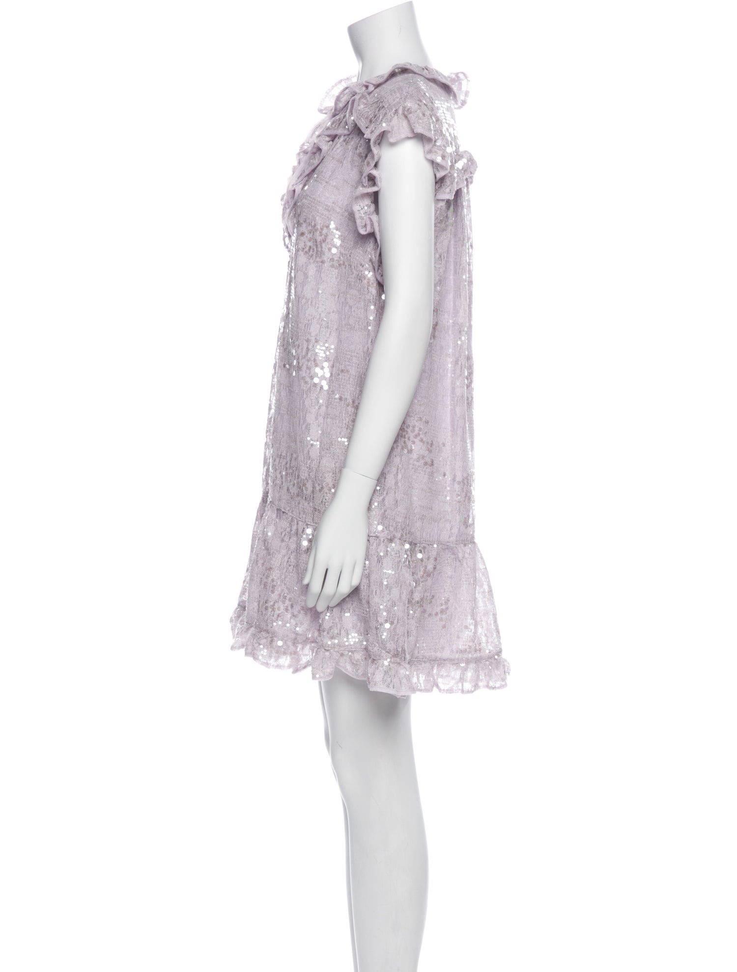 Aknvas Crew Neck Mini Dress