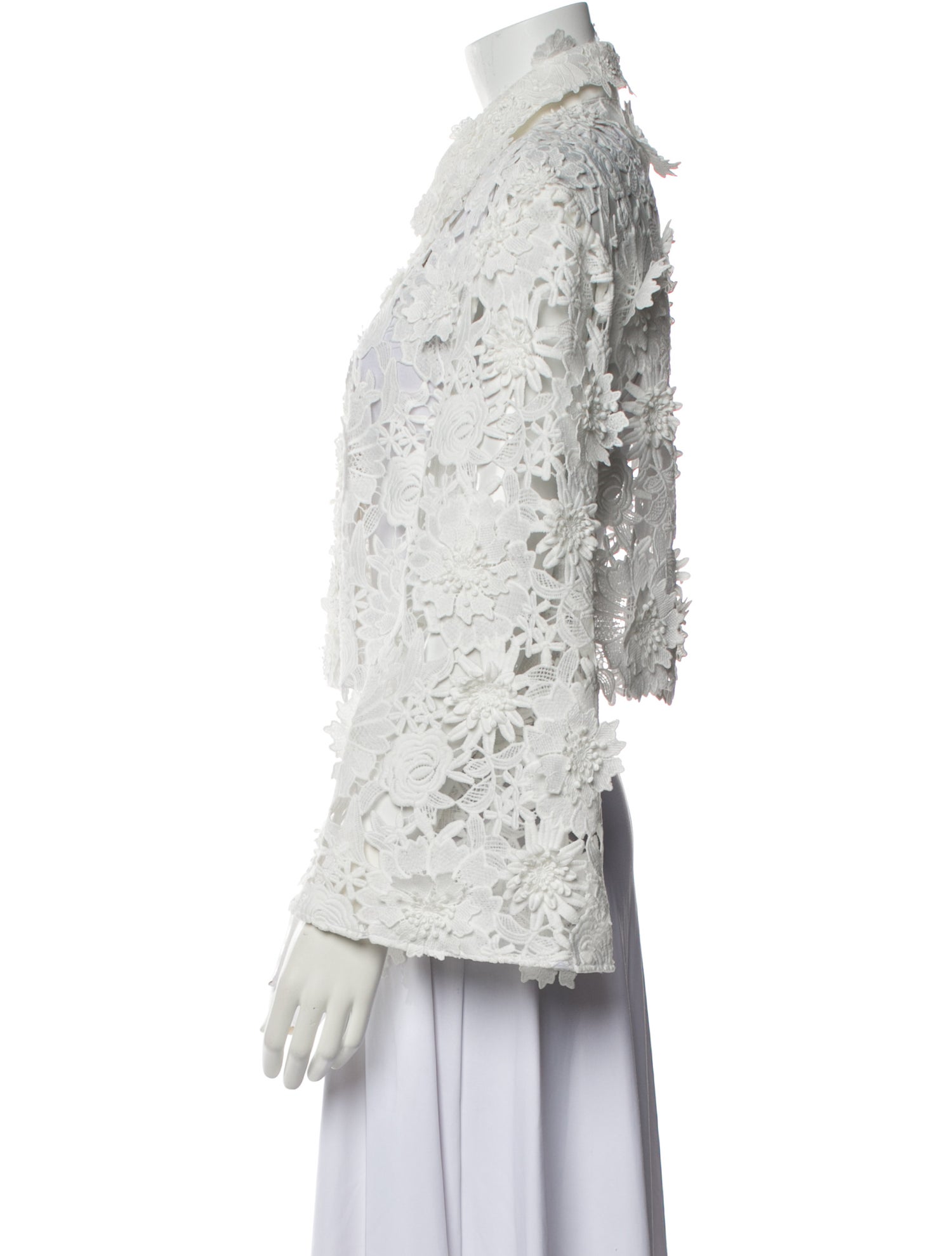 Aknvas Lace Pattern Bolero