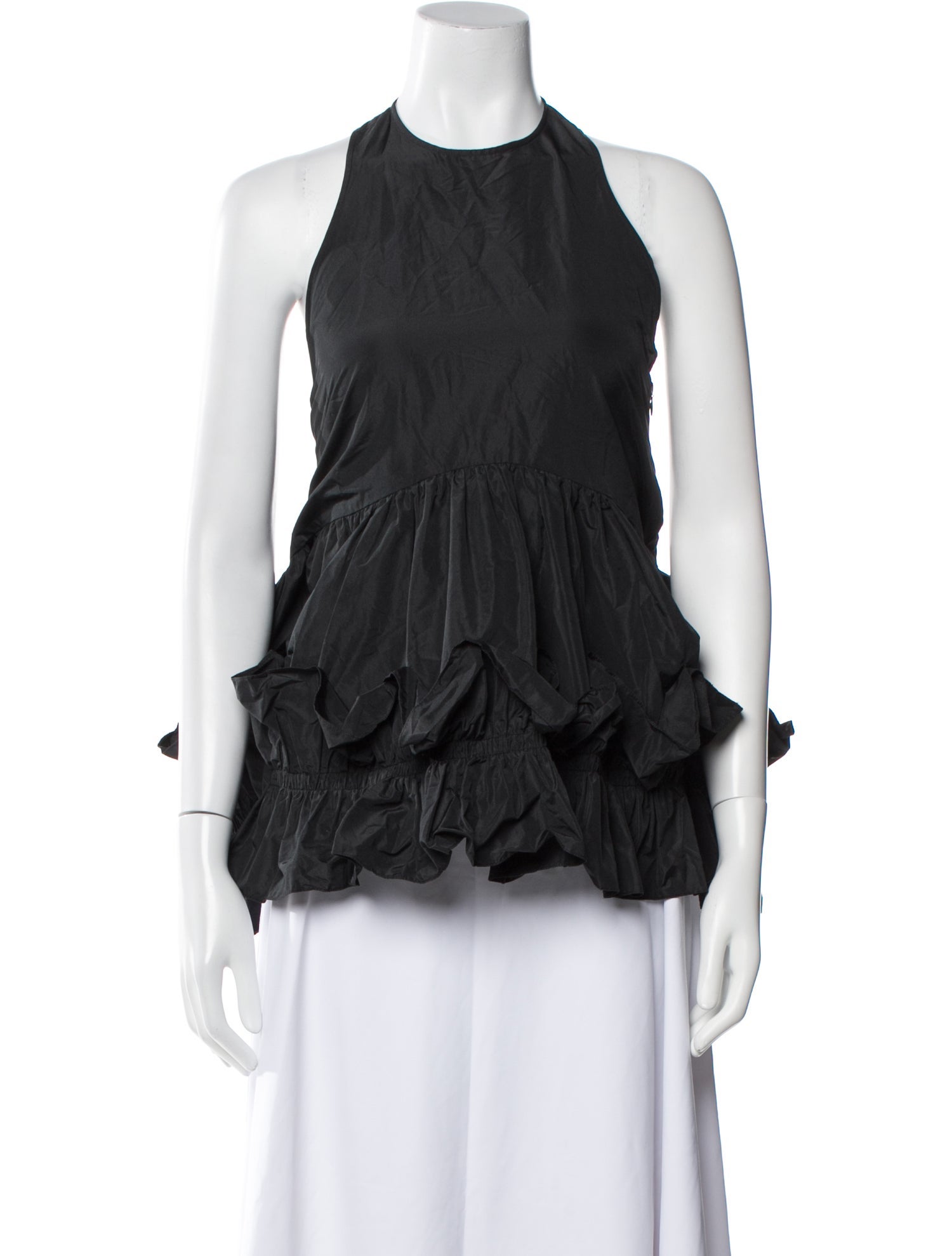 Aknvas Halterneck Sleeveless Blouse
