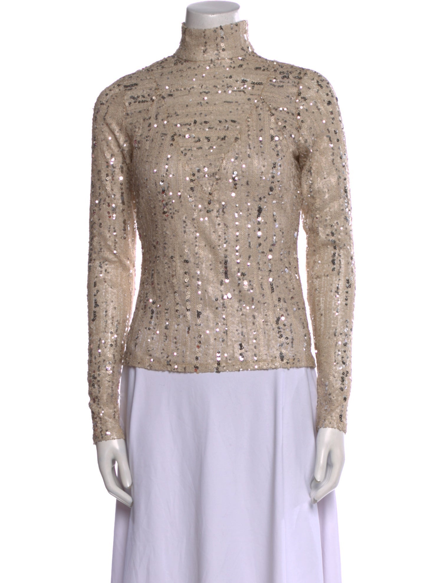 Aknvas Mock Neck Long Sleeve Top w/ Tags