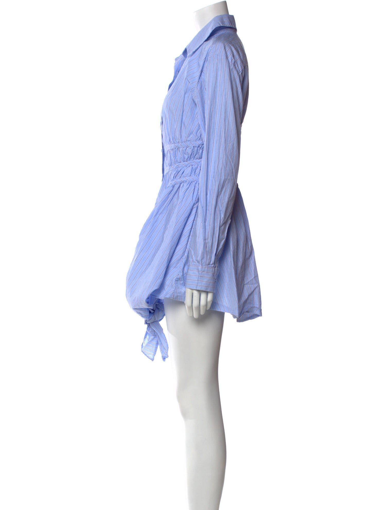 Aknvas Striped Mini Dress