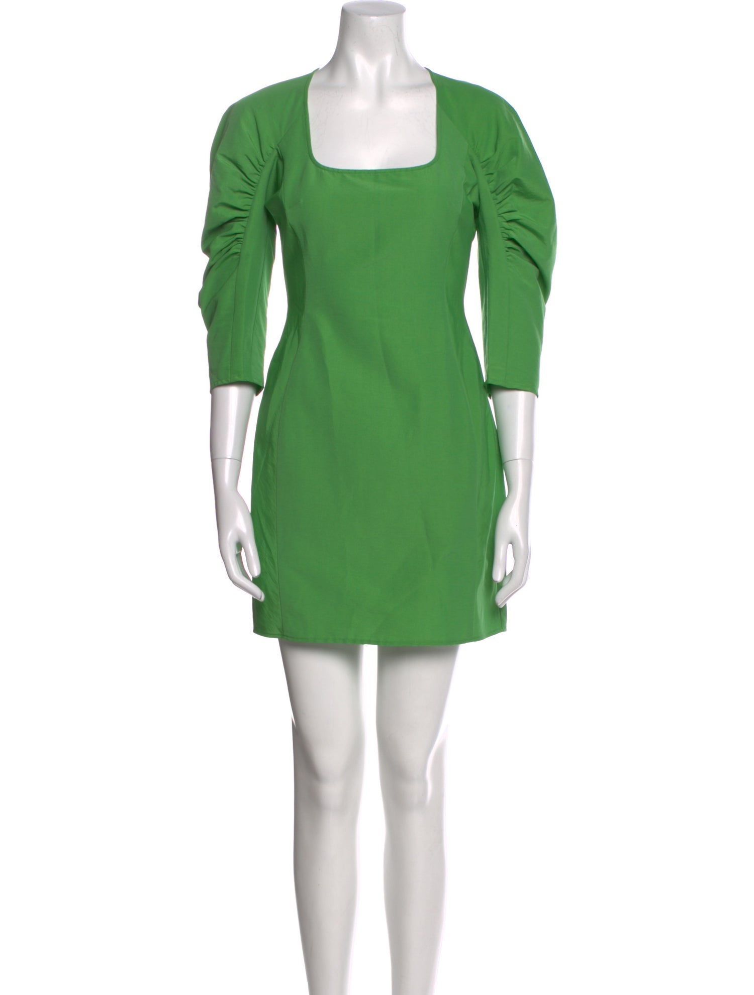 Aknvas Square Neckline Mini Dress