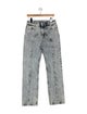 Aknvas High-Rise Straight Leg Jeans
