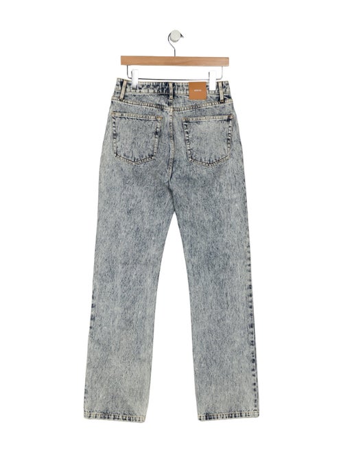 Aknvas High-Rise Straight Leg Jeans