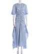 Aknvas Striped Long Dress