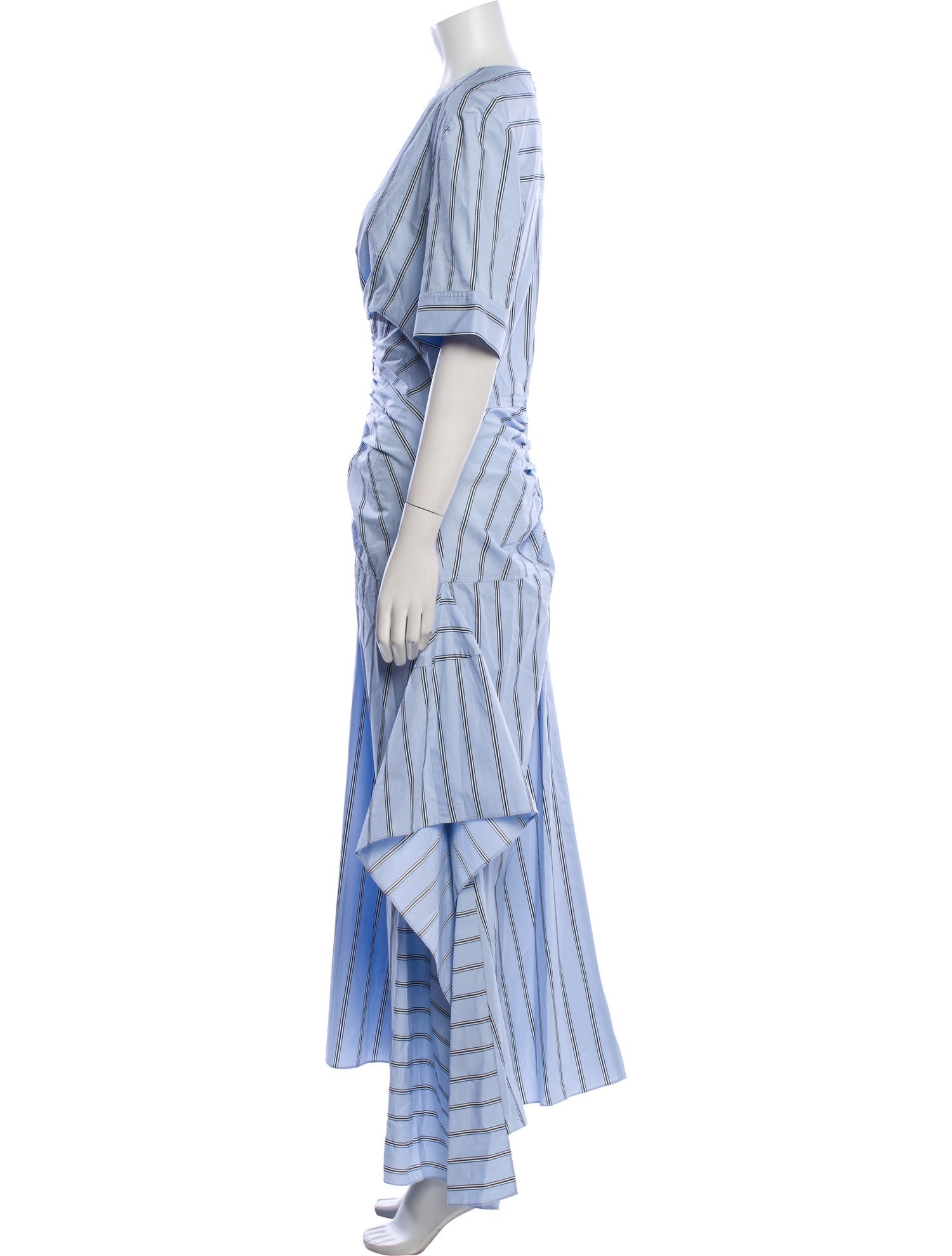 Aknvas Striped Long Dress