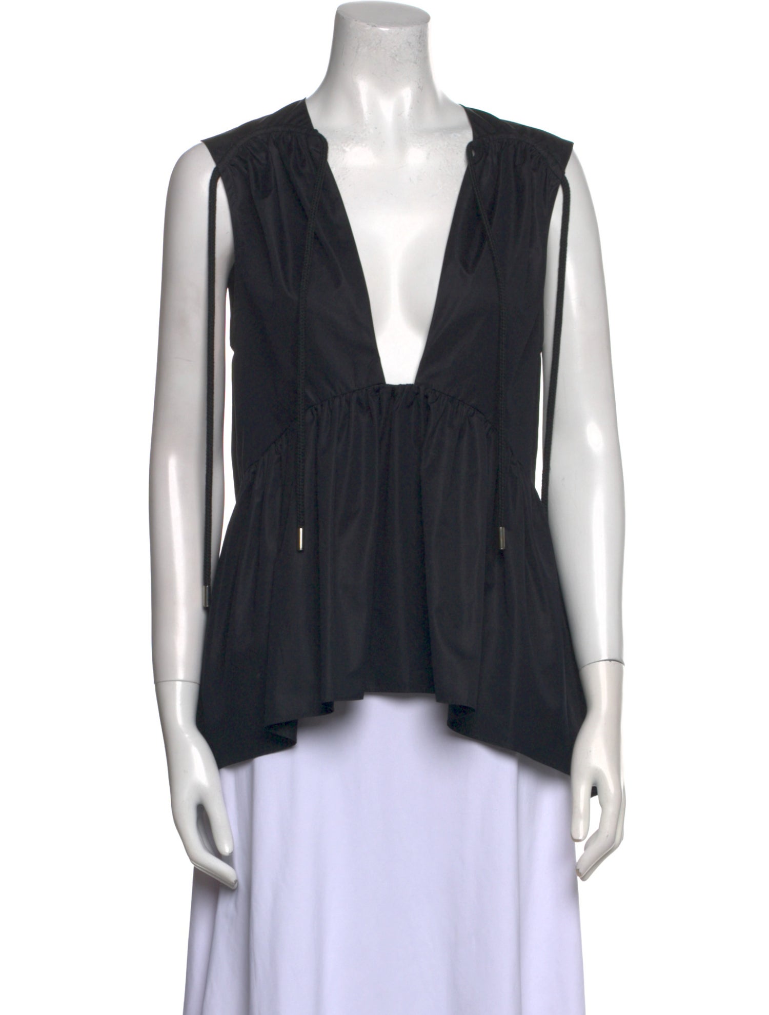 Aknvas V-Neck Sleeveless Blouse