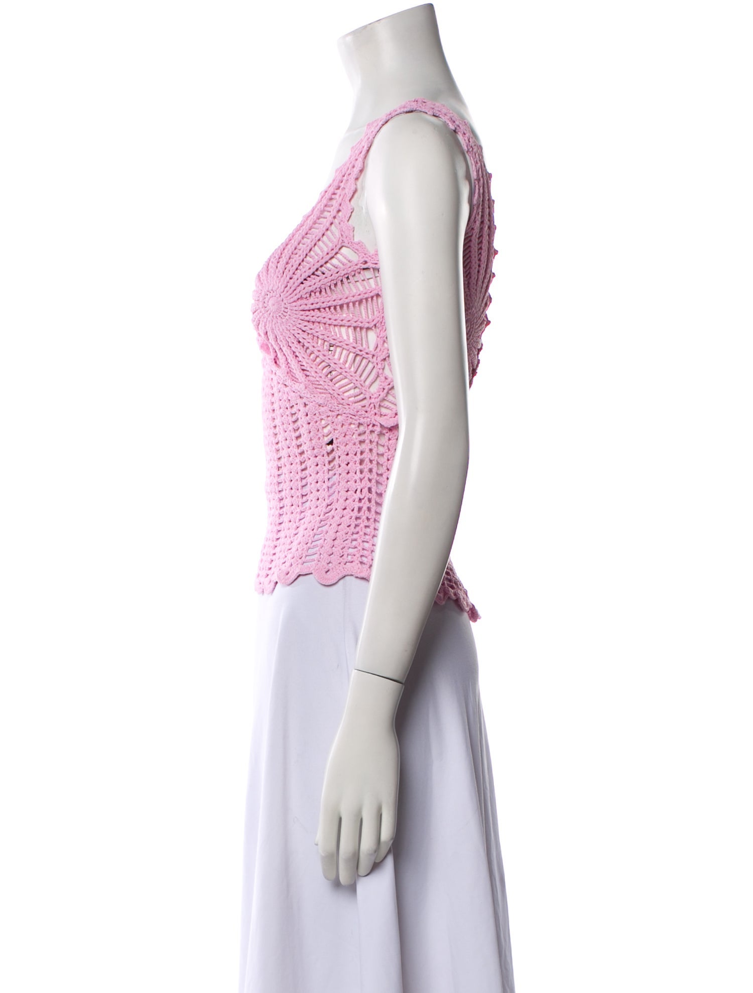 Aknvas V-Neck Sleeveless Crop Top