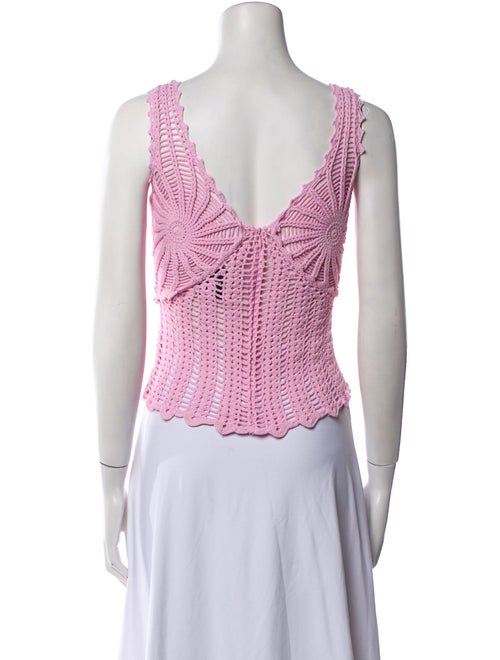 Aknvas V-Neck Sleeveless Crop Top