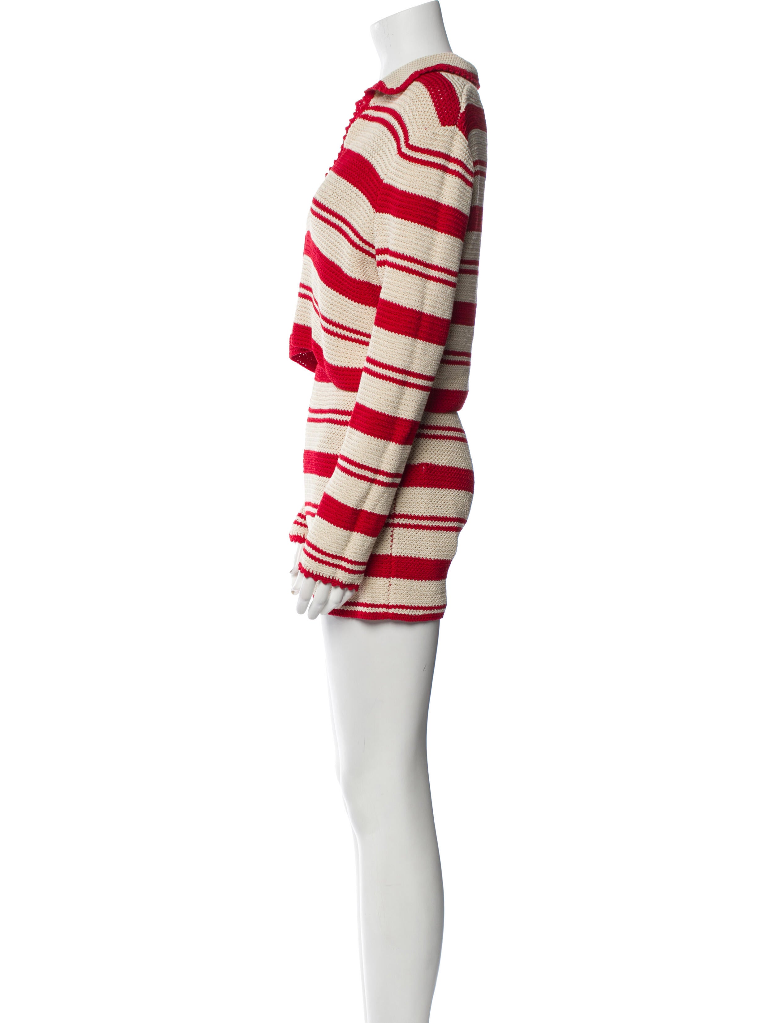 Aknvas Striped Short Set