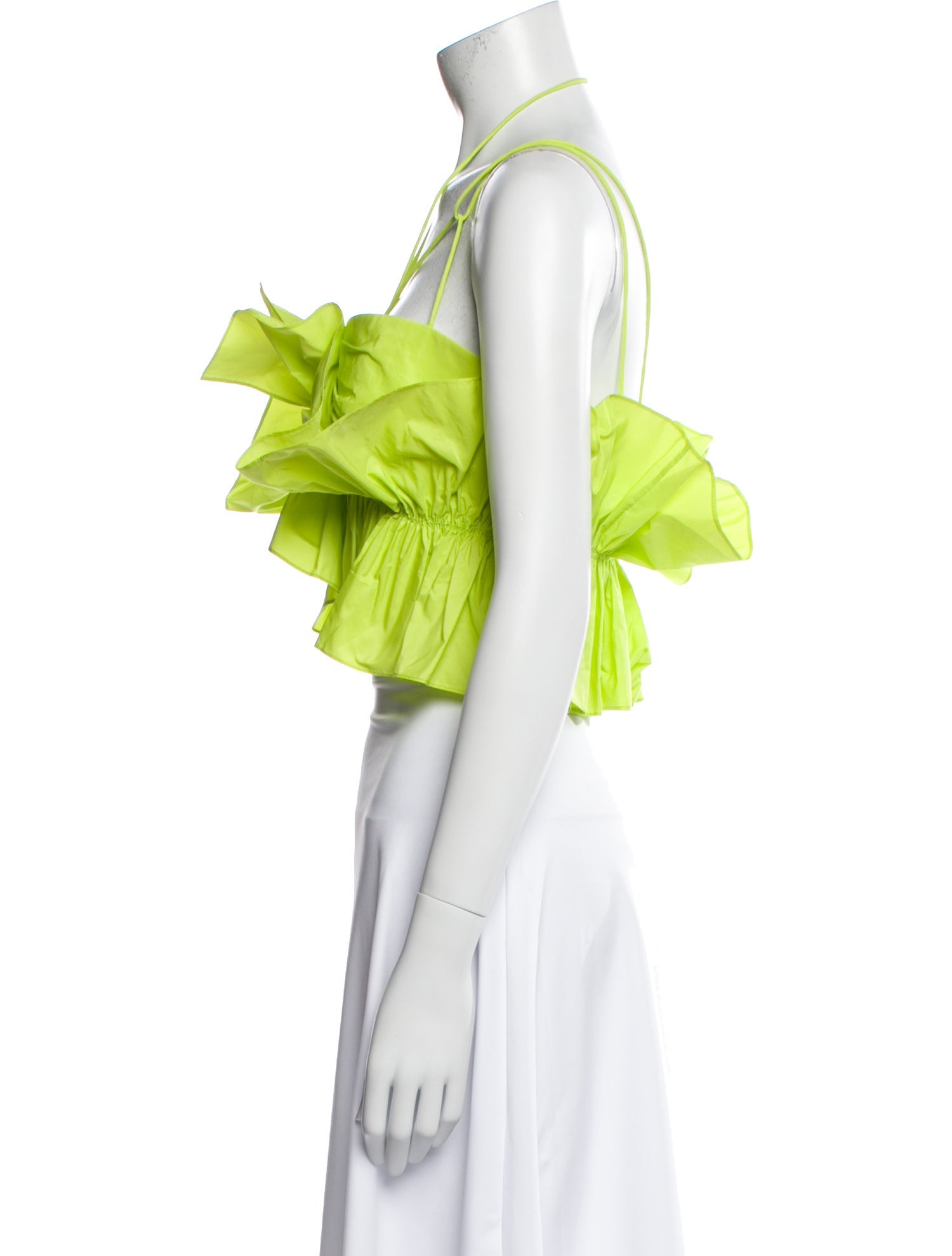 Aknvas V-Neck Sleeveless Crop Top w/ Tags