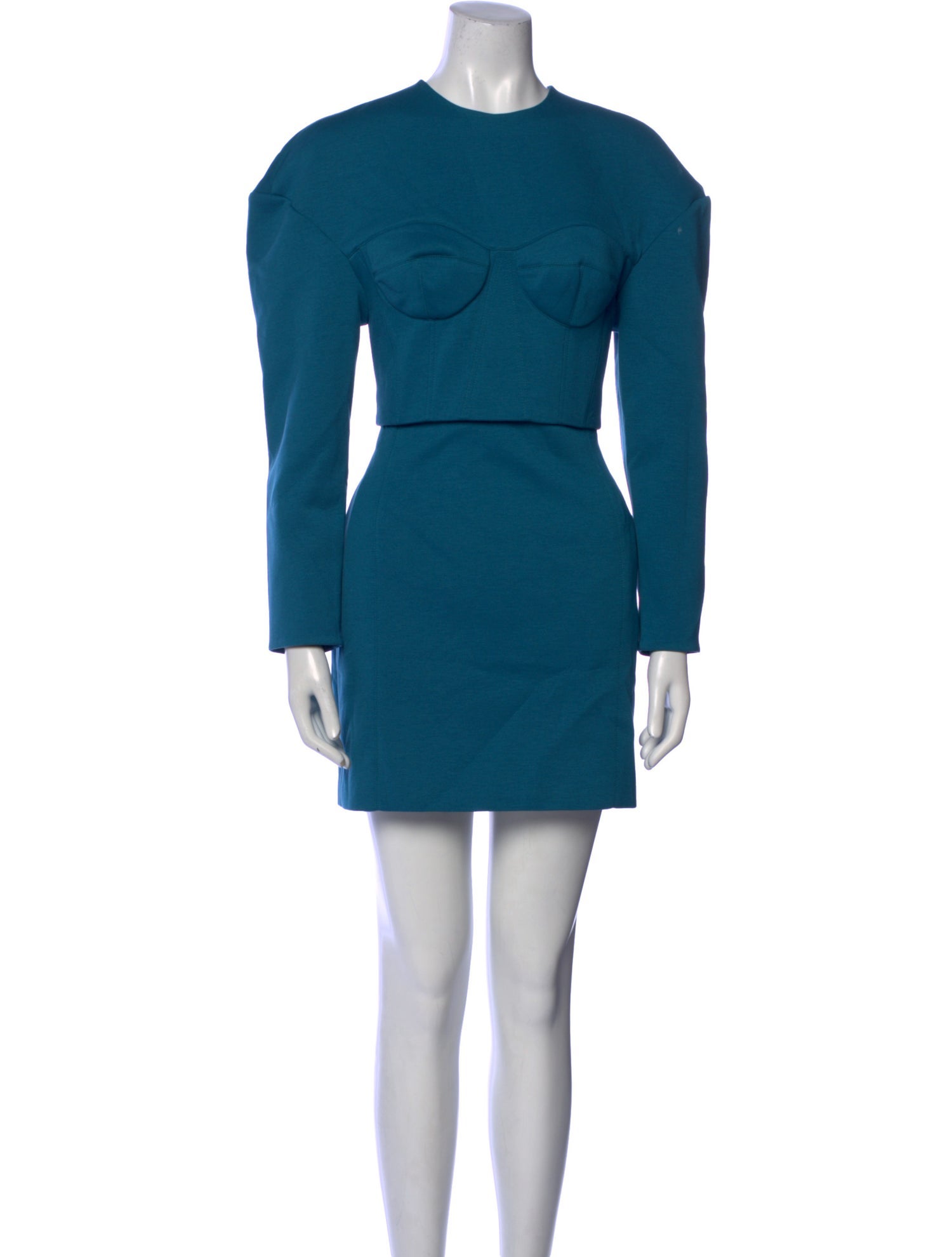 Aknvas Crew Neck Mini Dress
