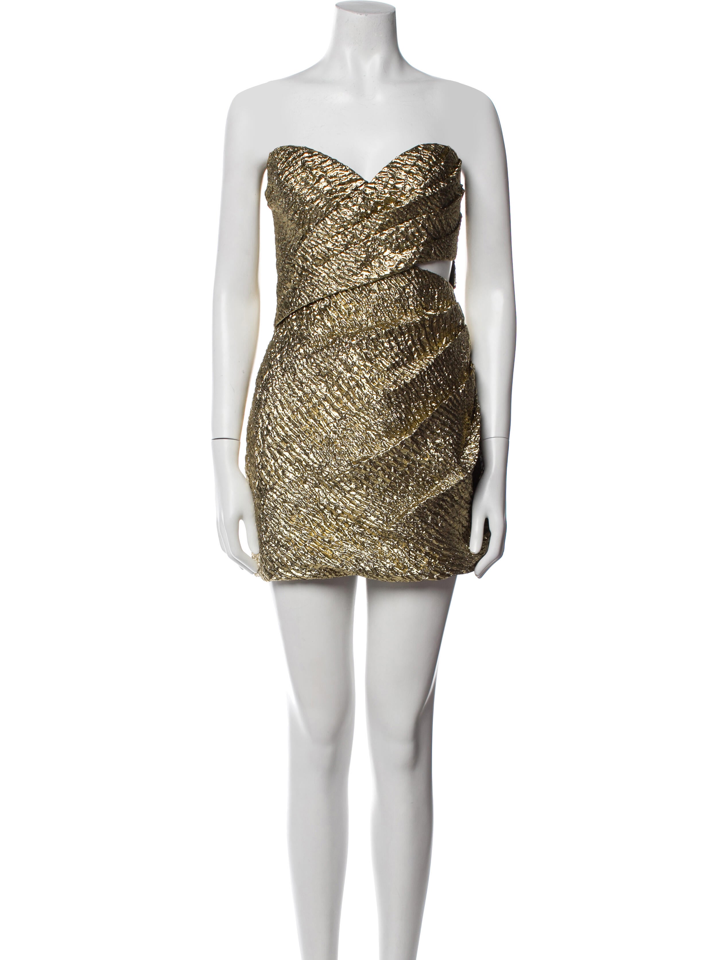 Aknvas Strapless Mini Dress