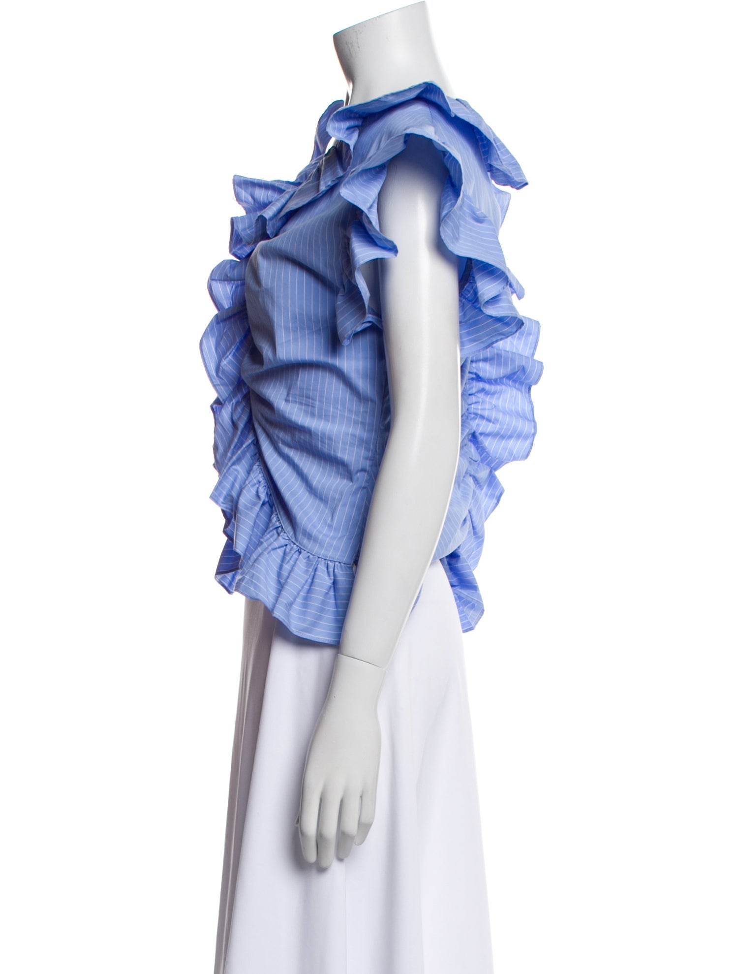 Aknvas One-Shoulder Short Sleeve Crop Top w/ Tags