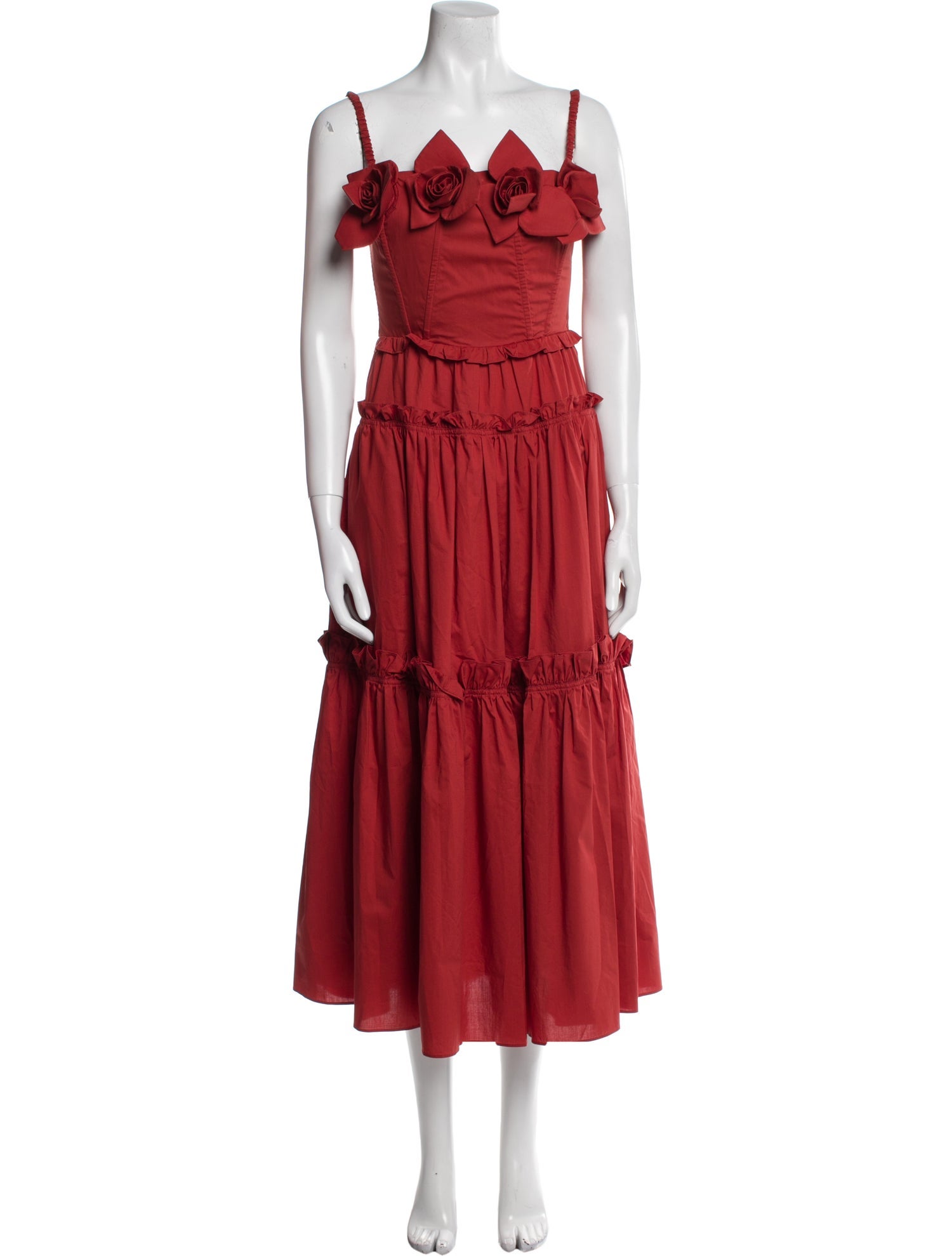 Aknvas Square Neckline Long Dress w/ Tags