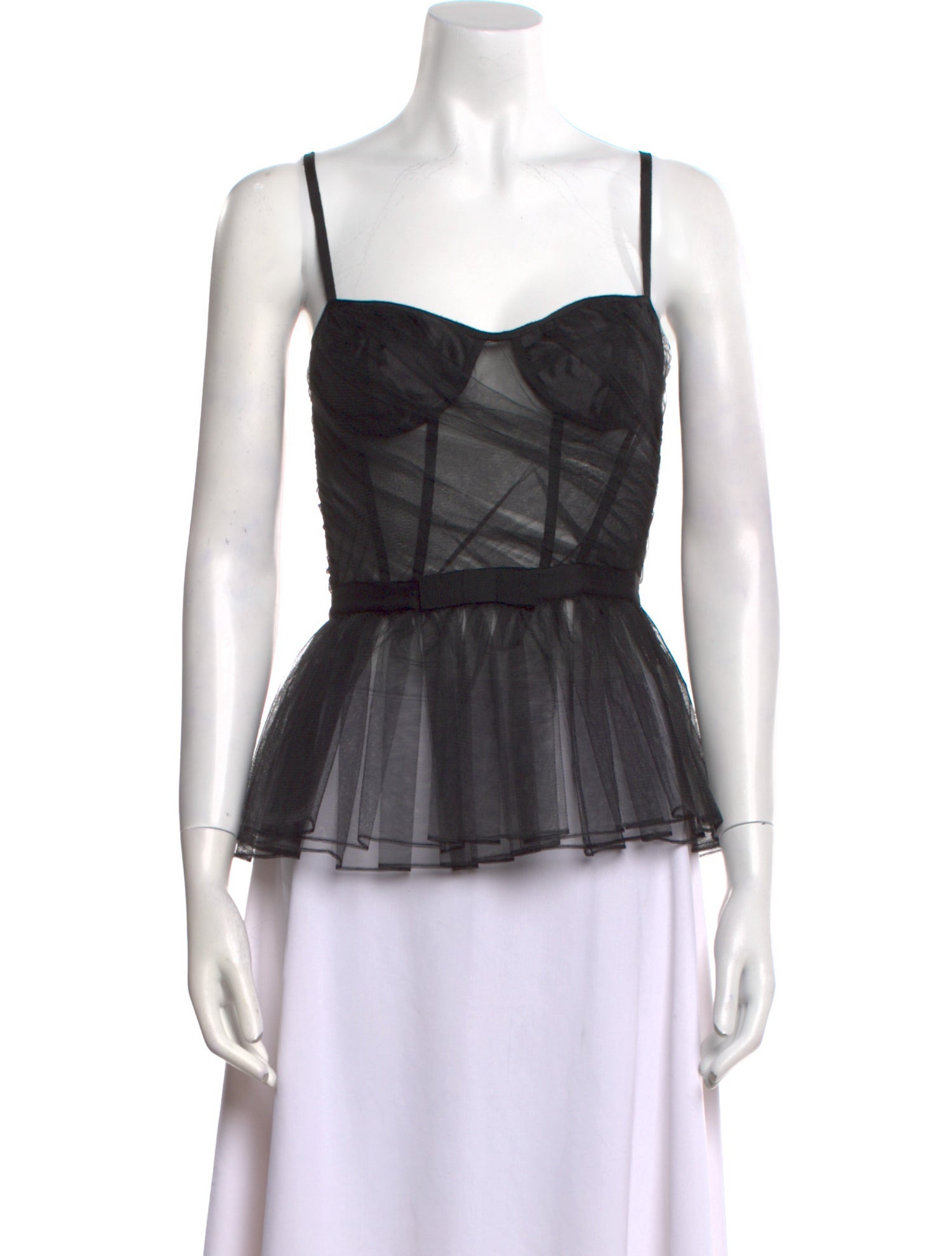 Aknvas Square Neckline Sleeveless Top