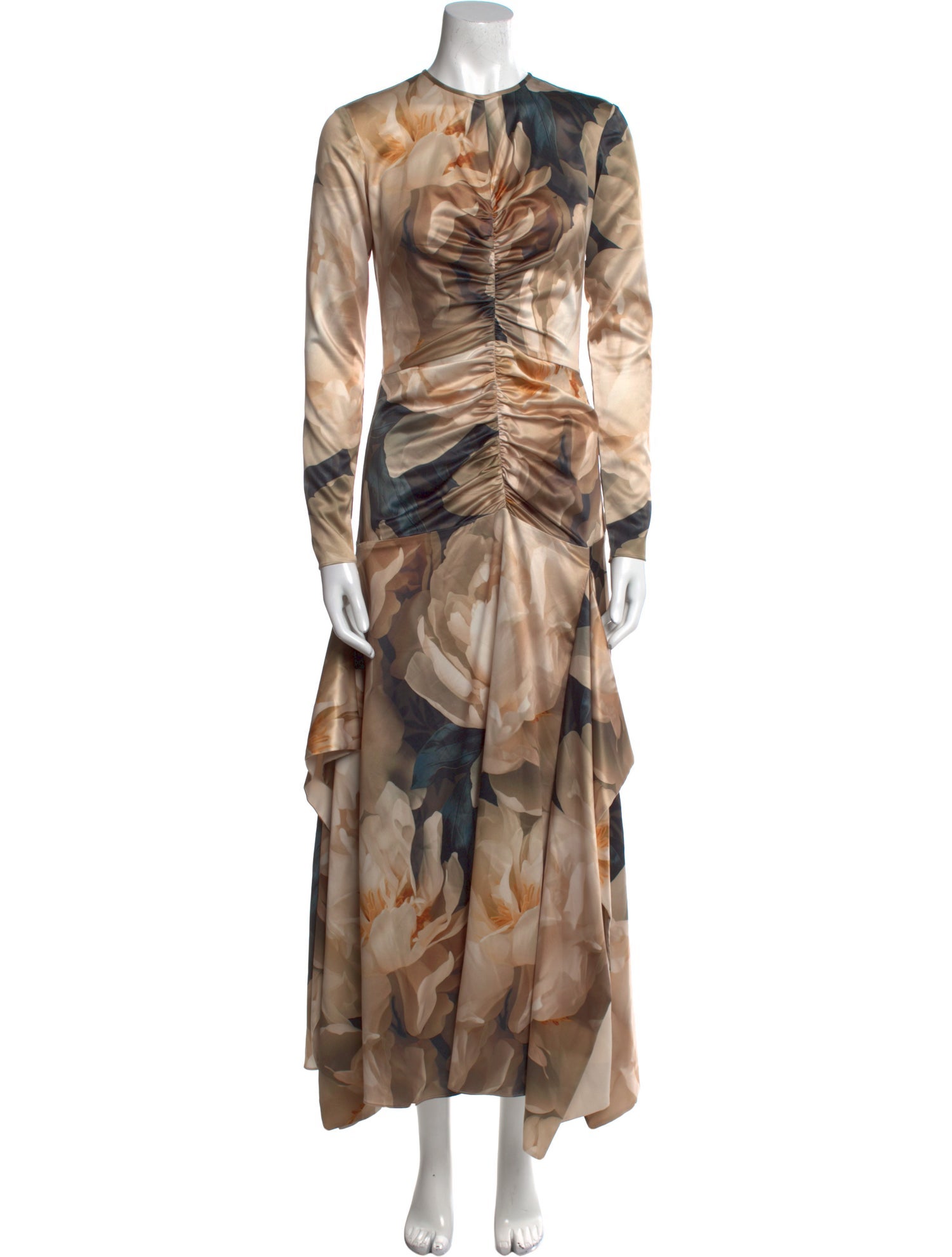 Aknvas Floral Print Long Dress