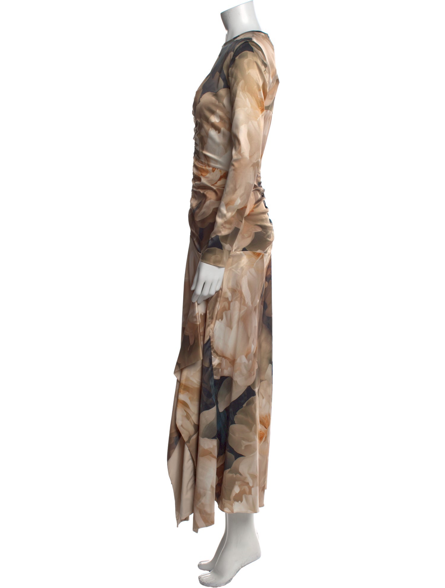 Aknvas Floral Print Long Dress