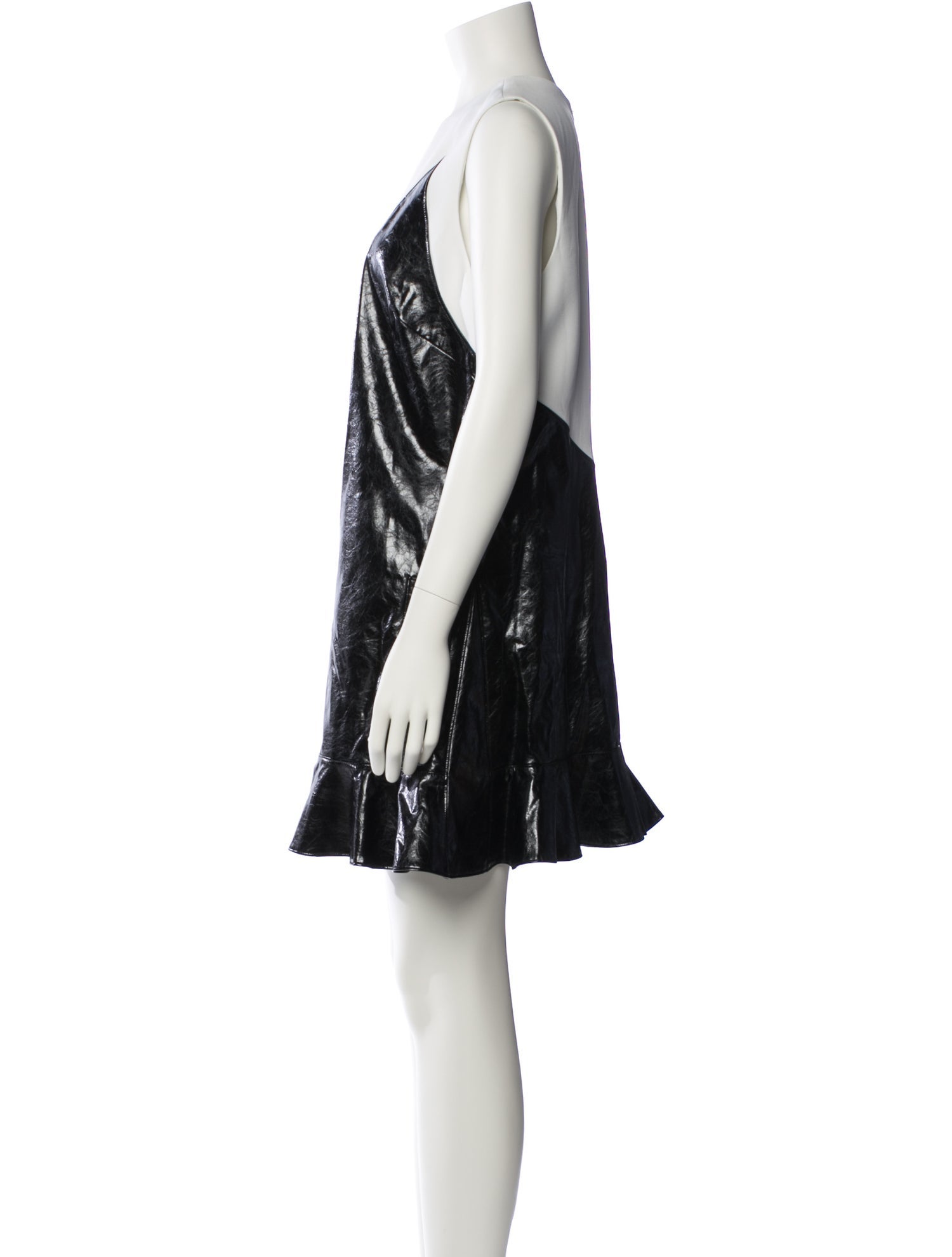 Aknvas Scoop Neck Mini Dress