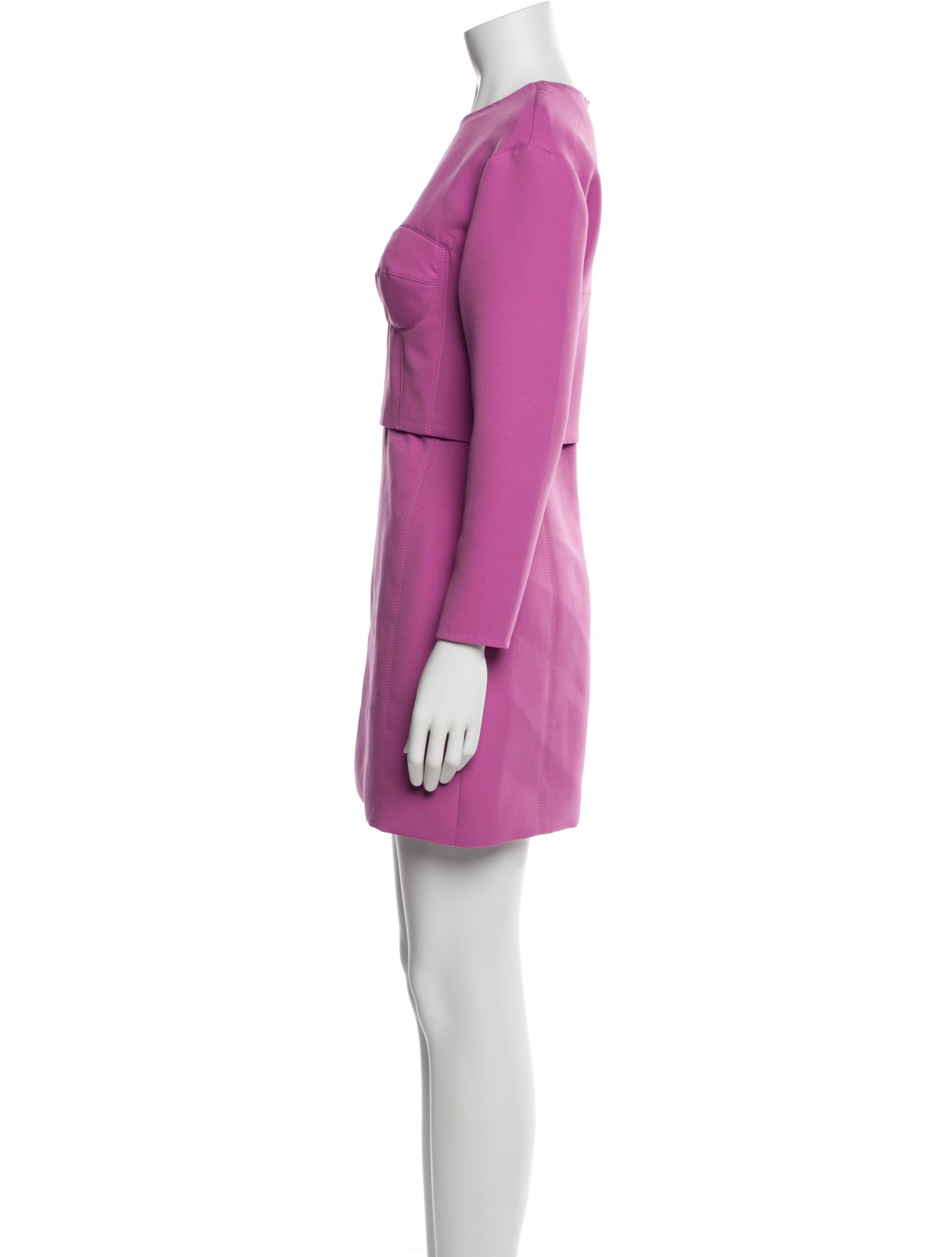 Aknvas Crew Neck Mini Dress