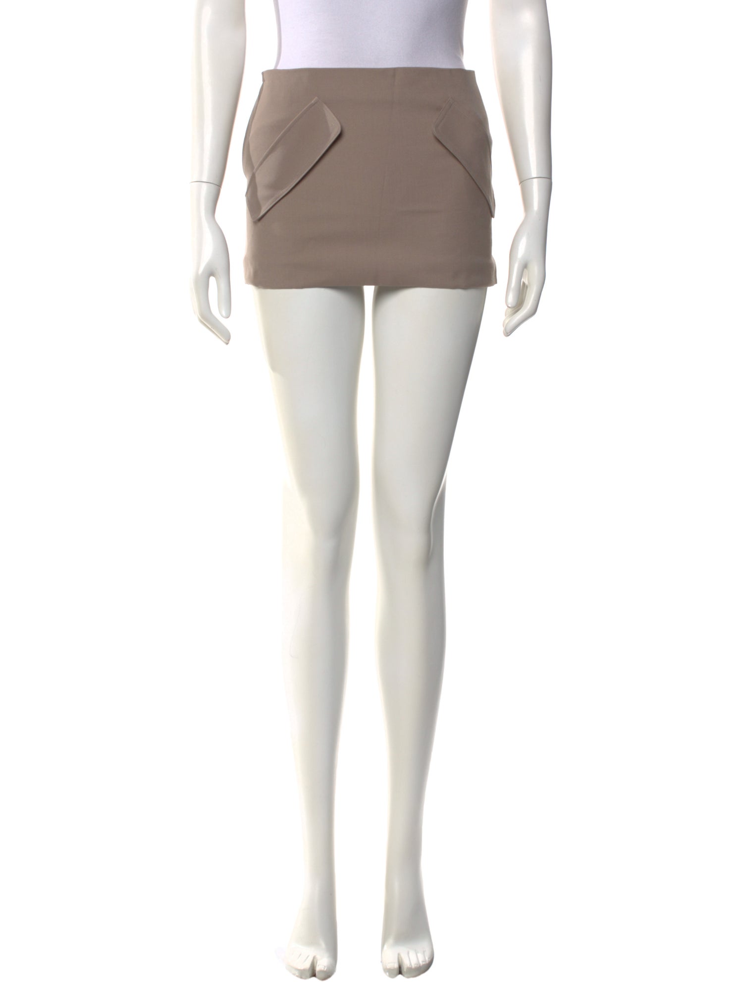 Aknvas Wool Mini Skirt