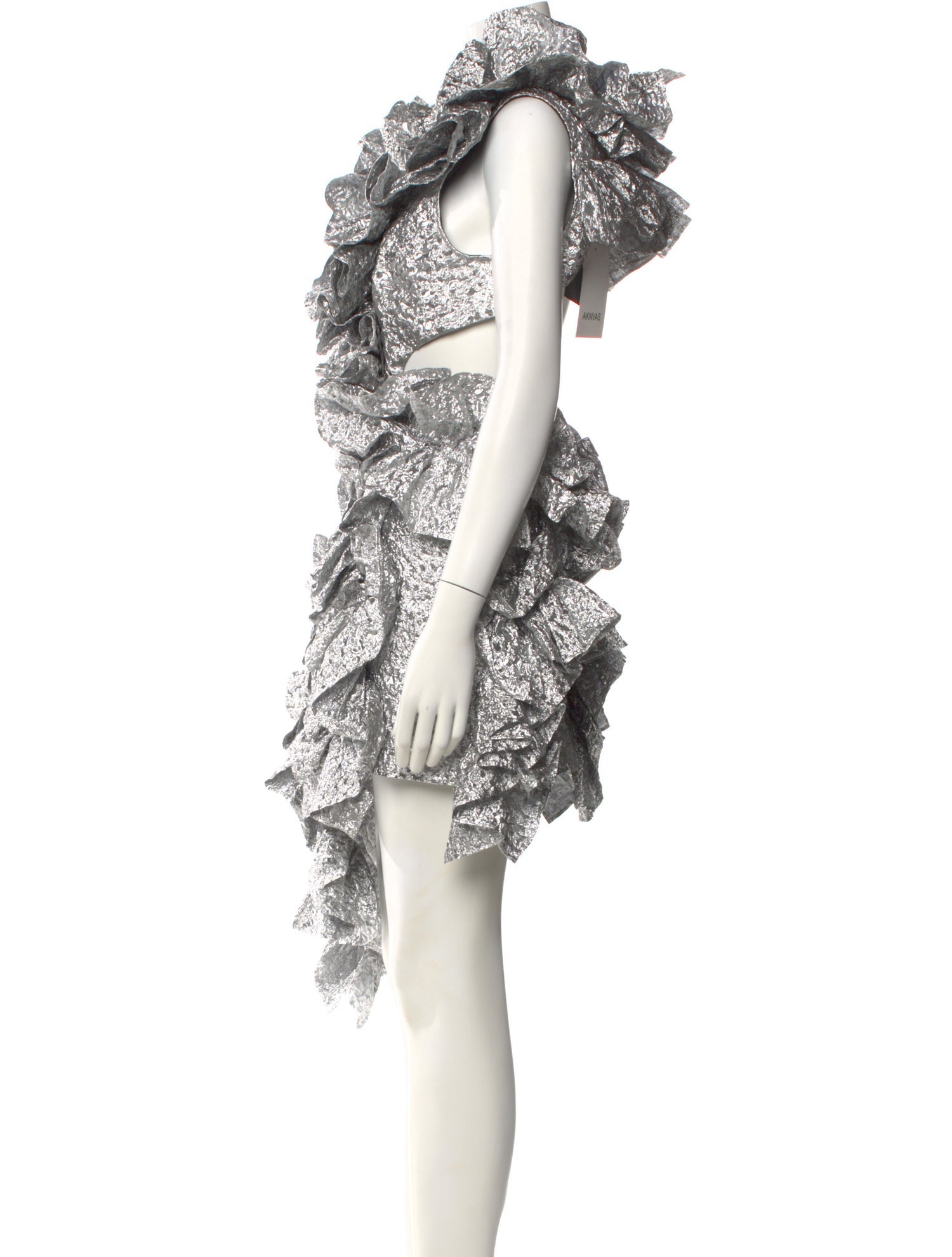 Aknvas V-Neck Knee-Length Dress w/ Tags