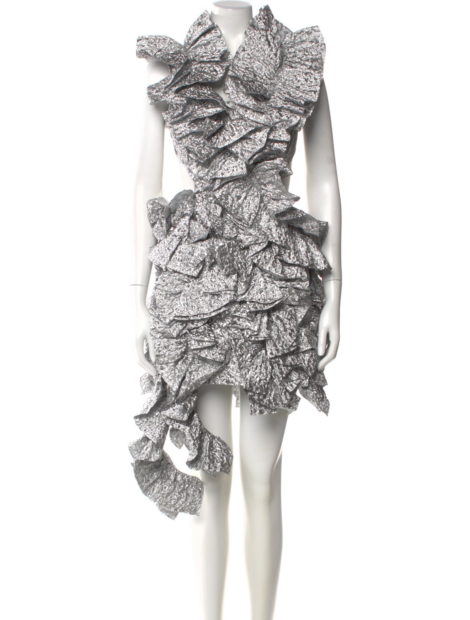 Aknvas Printed Knee-Length Dress w/ Tags