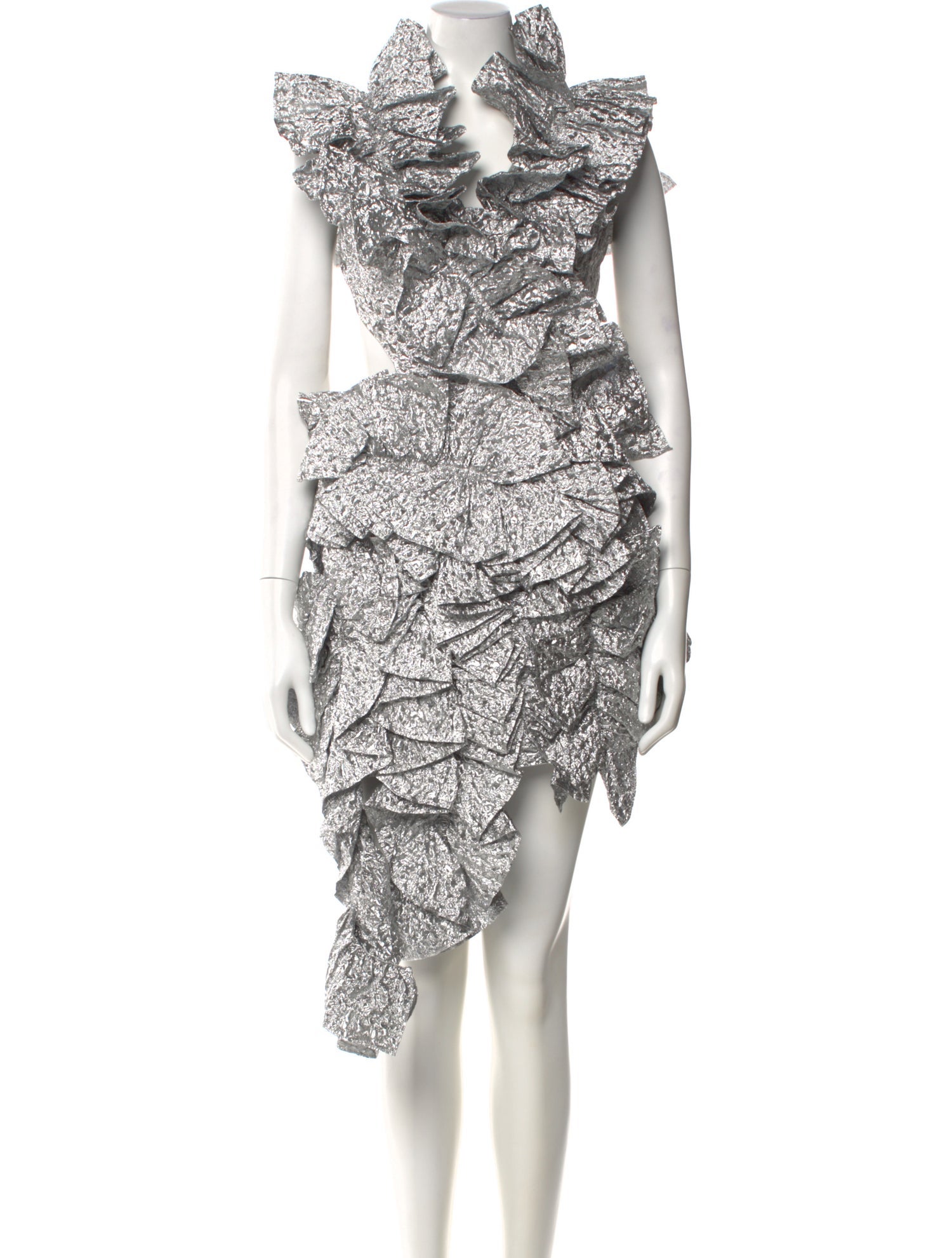 Aknvas Printed Knee-Length Dress w/ Tags