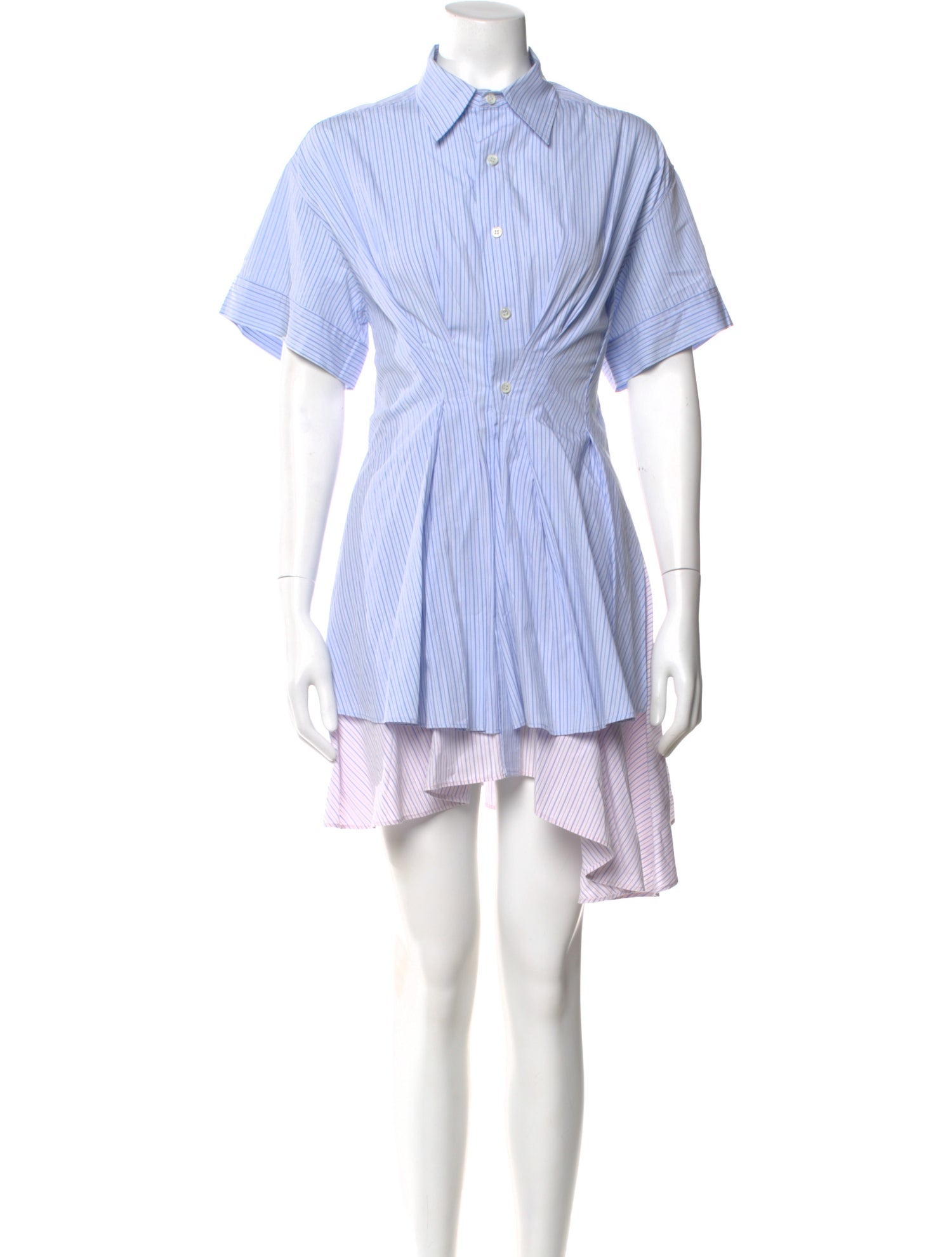 Aknvas Striped Mini Dress