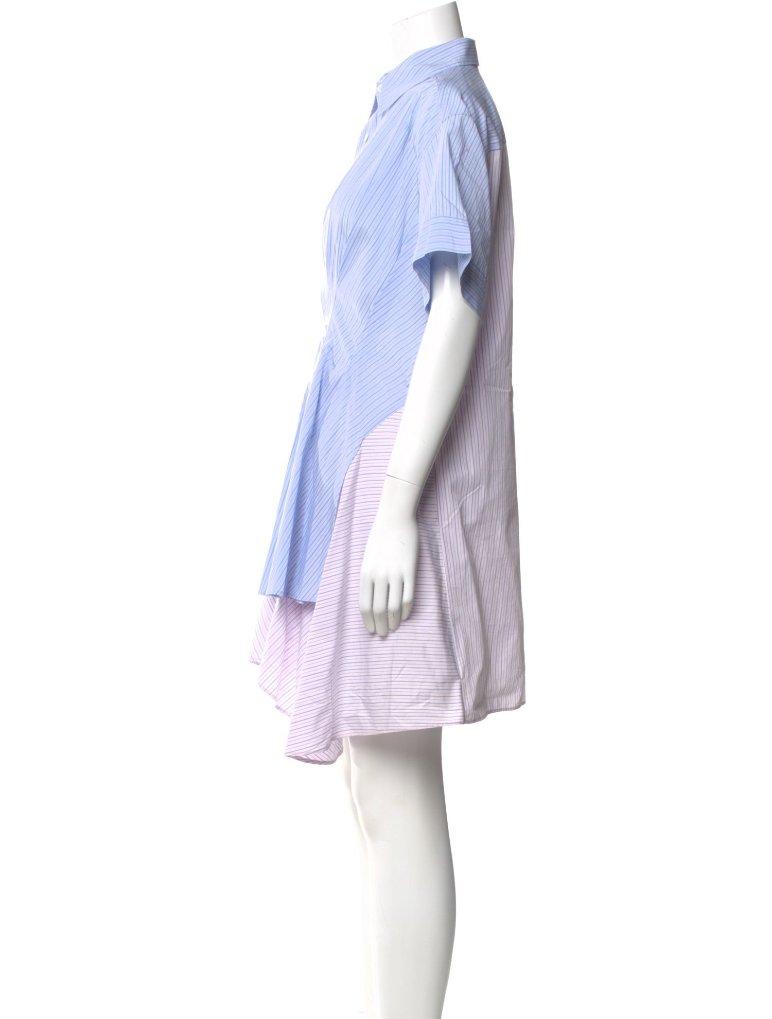 Aknvas Striped Mini Dress
