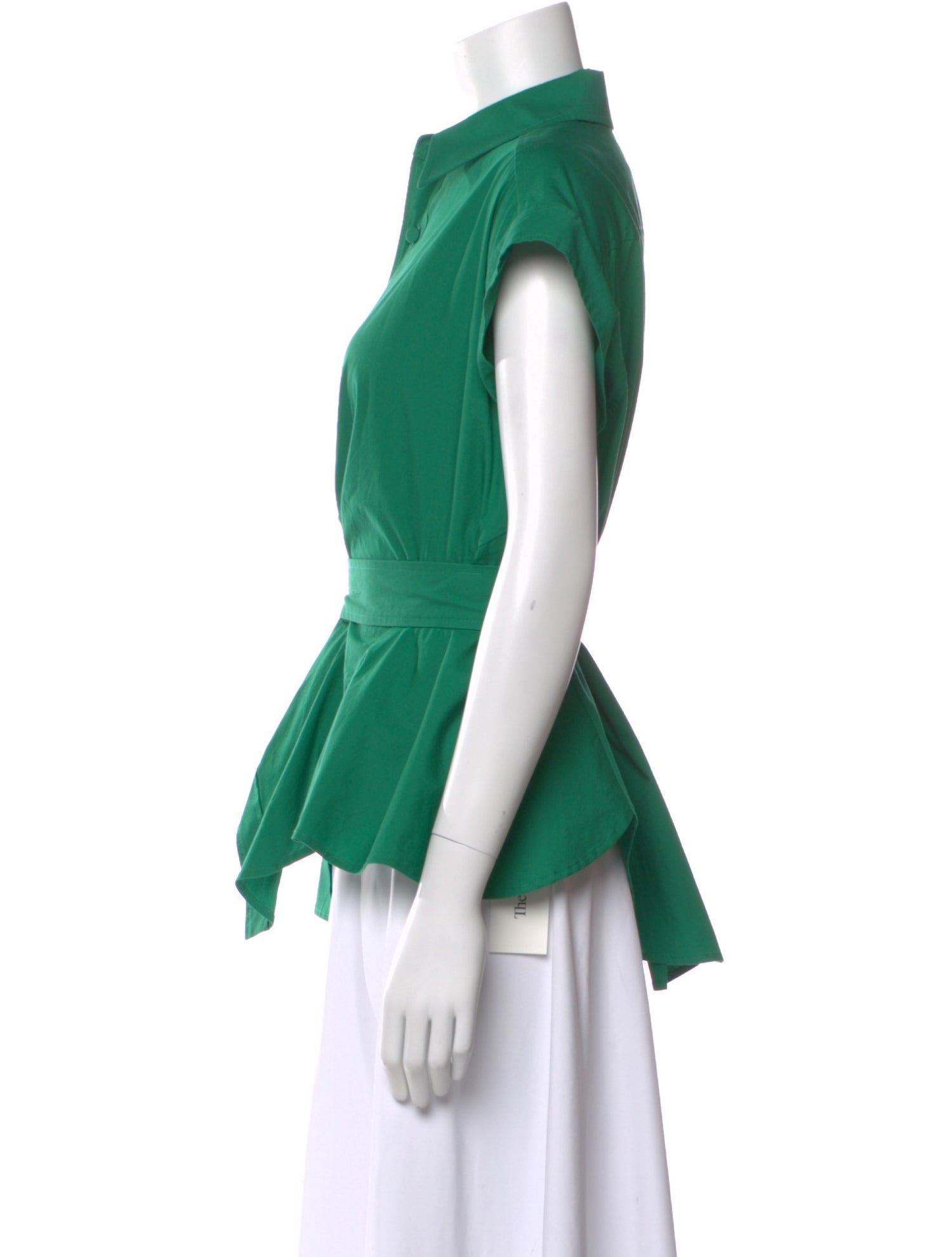 Aknvas Short Sleeve Button-Up Top