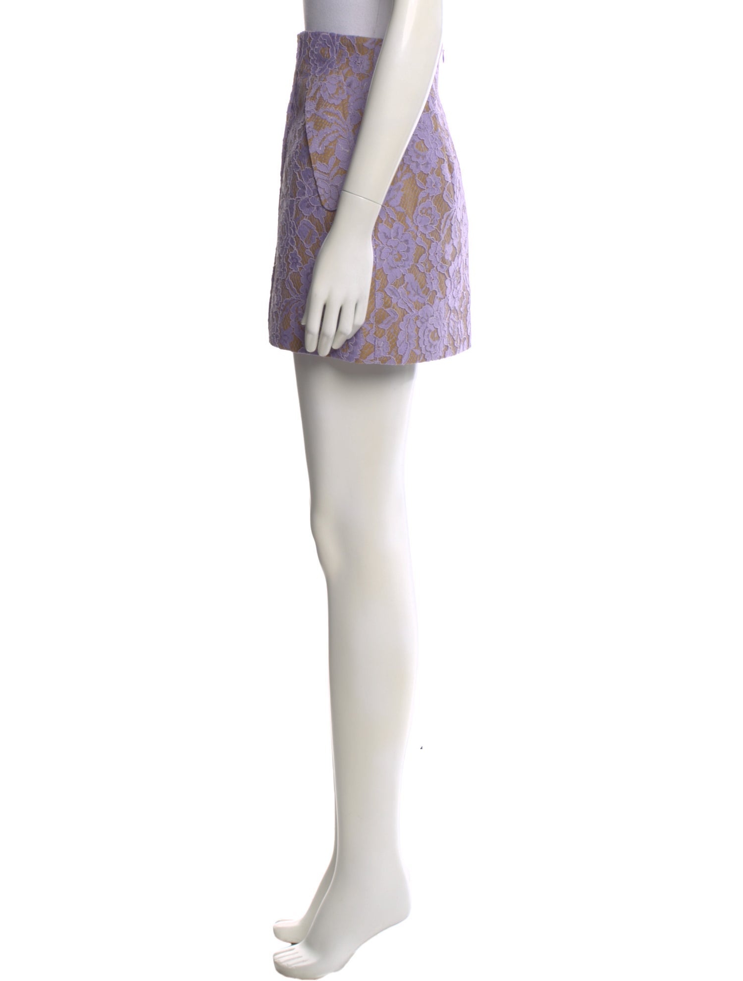 Aknvas Floral Print Mini Skirt