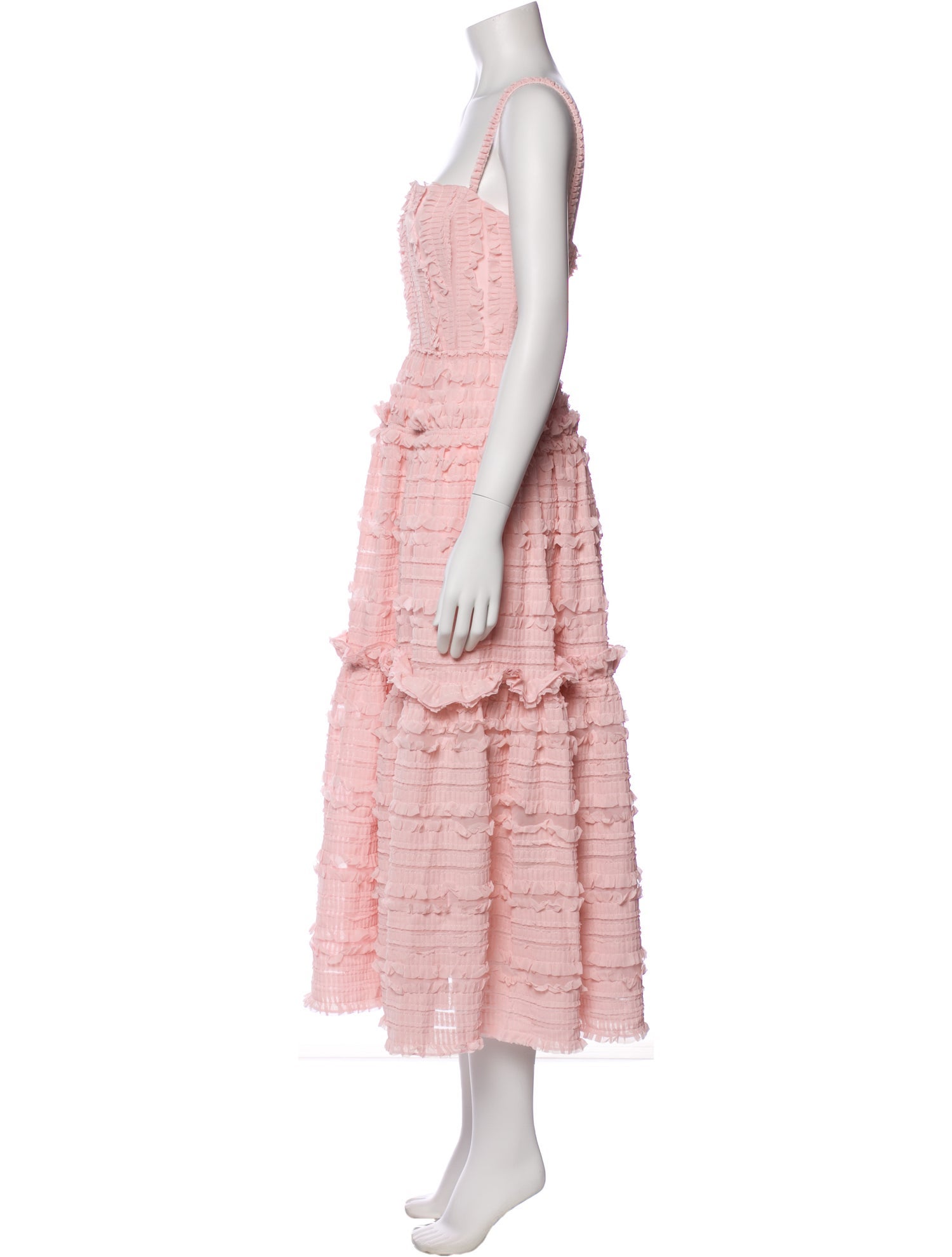 Aknvas Square Neckline Midi Length Dress w/ Tags