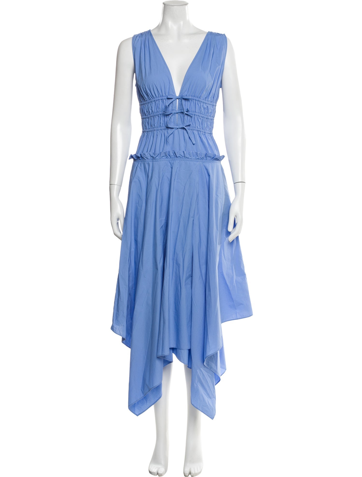 Aknvas V-Neck Long Dress