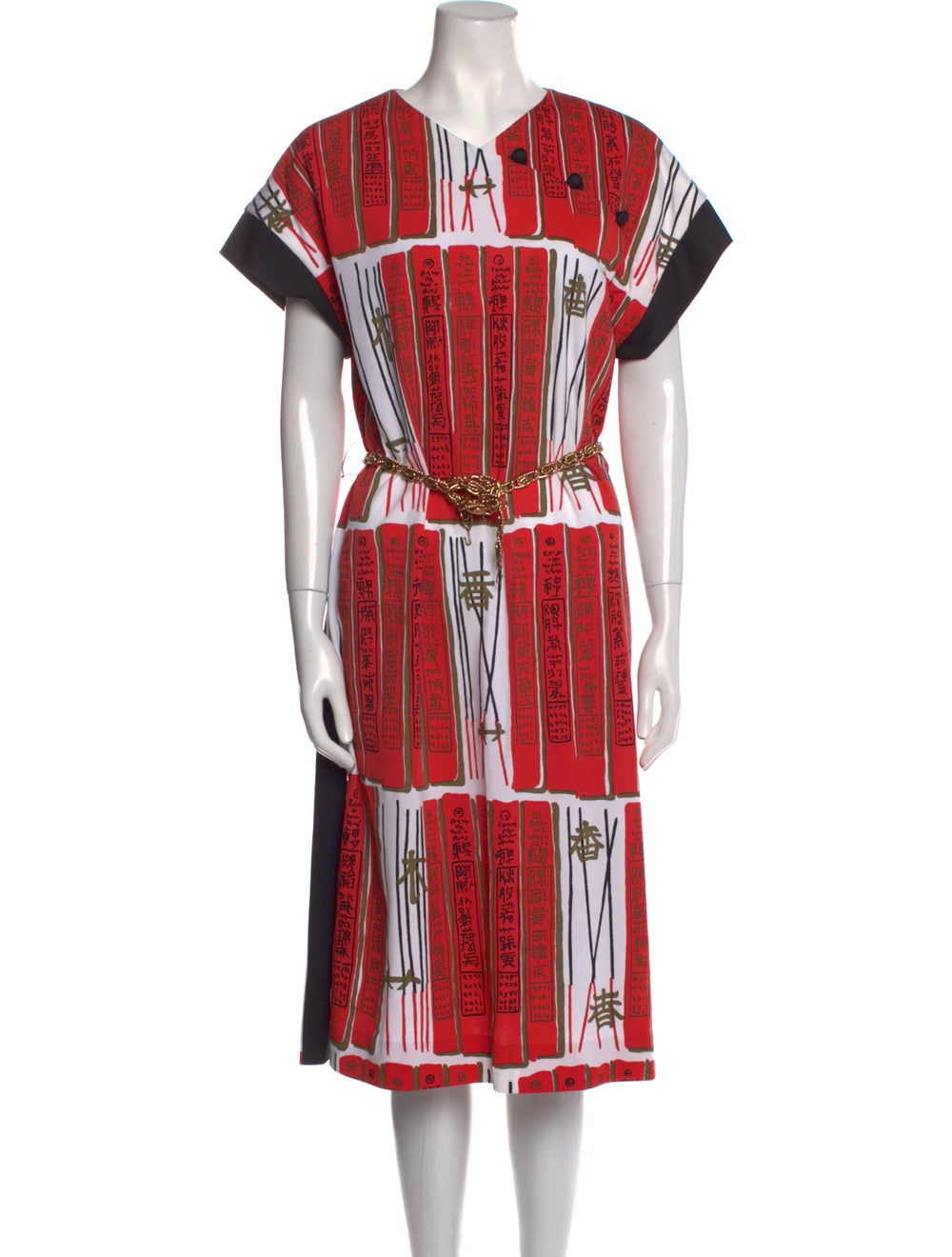 Alfred Shaheen Vintage Midi Length Dress - image 1