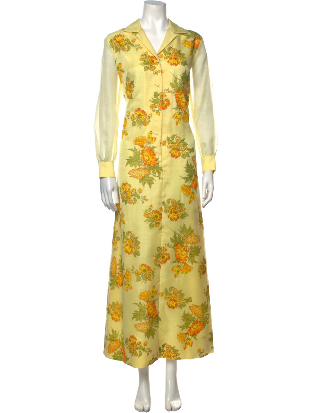 Alfred Shaheen Vintage Long Dress - image 1