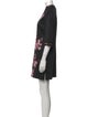 Alfred Shaheen Floral Print Mini Dress