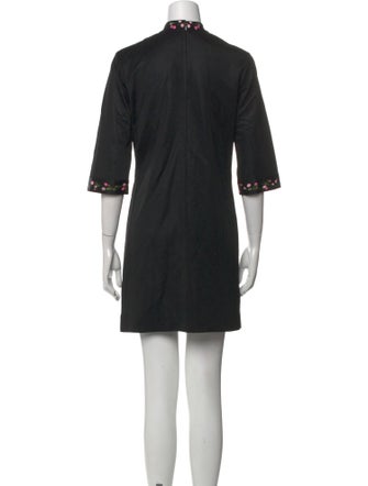 Alfred Shaheen Floral Print Mini Dress