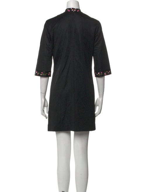 Alfred Shaheen Floral Print Mini Dress