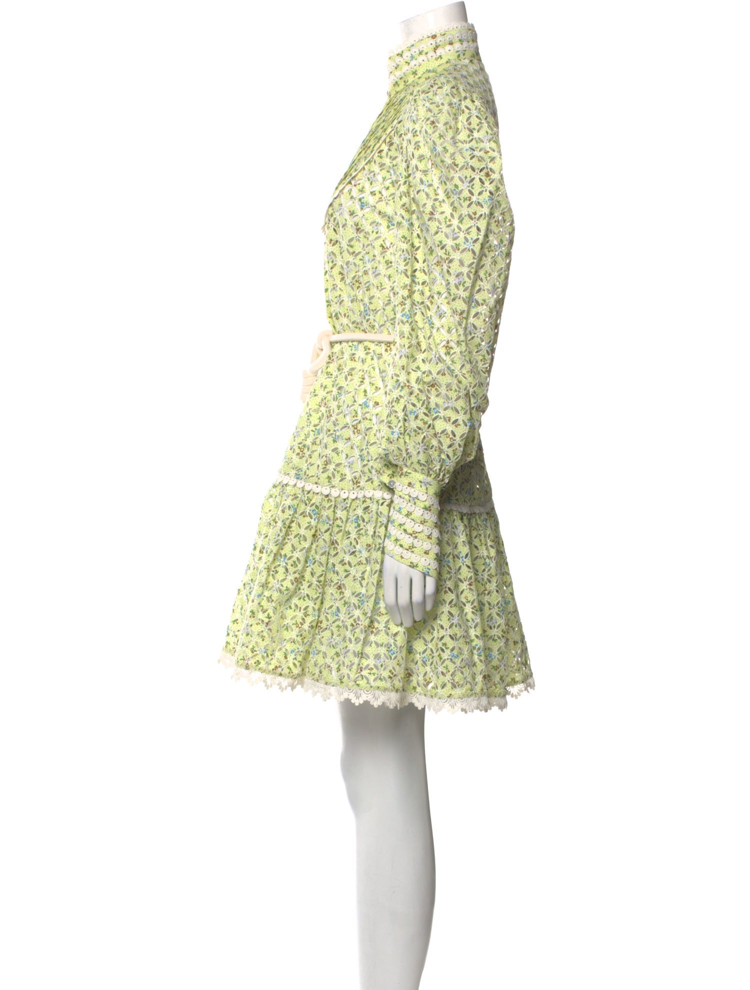 ALÉMAIS Floral Print Mini Dress