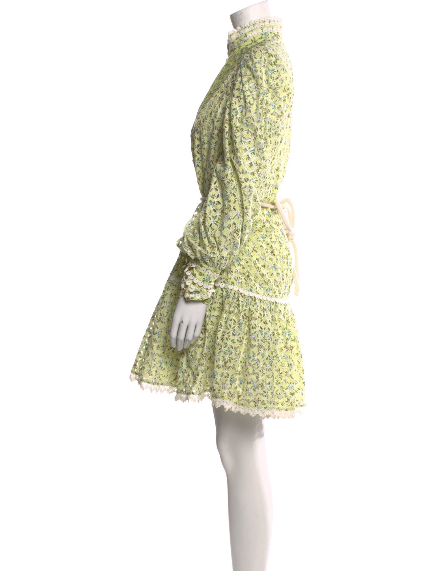 ALÉMAIS Floral Print Mini Dress