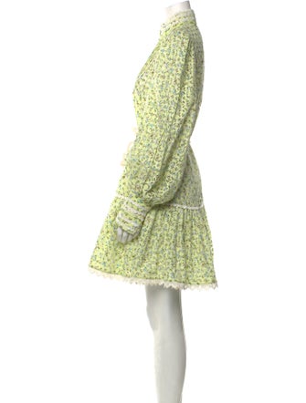 ALÉMAIS Floral Print Mini Dress