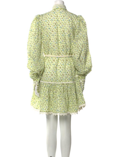 ALÉMAIS Floral Print Mini Dress