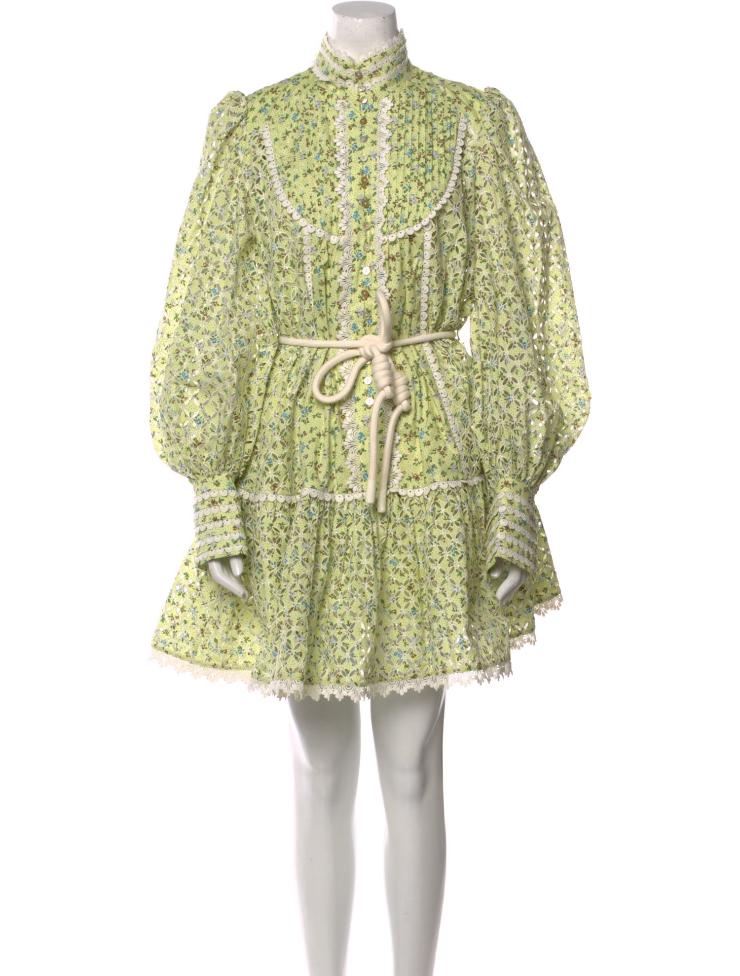 ALÉMAIS Floral Print Mini Dress