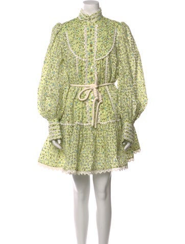 Alémais Dresses Floral Print Mini Dress M