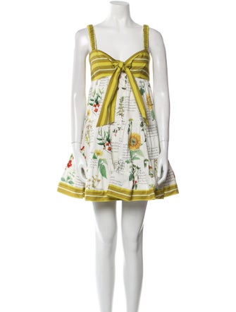ALÉMAIS Printed Mini Dress