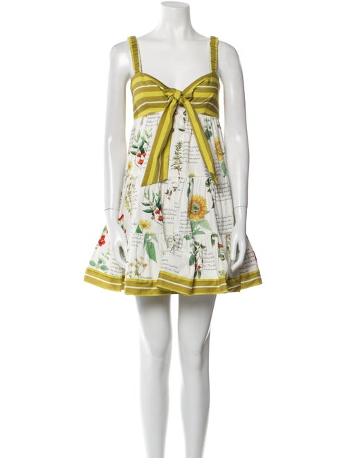 ALÉMAIS Printed Mini Dress