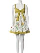 ALÉMAIS Printed Mini Dress